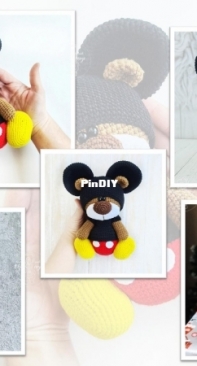 Crochet Wonders - Crochet Funny Bear - Mouse Clothes - German