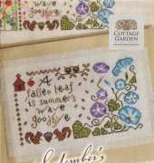 Cottage Garden Samplings CGS-1027 - My Garden Journal  - September's Morning Glory