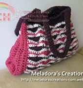 Meladoras Creations - Wavy Stitch Handbag