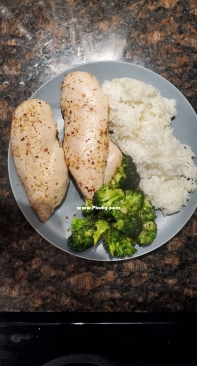 Rice Chicken with Broccoli