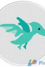 Daily Cross Stitch  - Baby Pterodactyl
