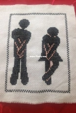 Old Finish! Bathroom Sign (2015)