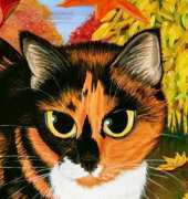 HAED - HAECHQS1244 QS Calico Cat by Carrie Hawks
