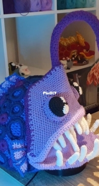 Complicated Knots - Kylie Slee - Angler Fish  Lamp Cover