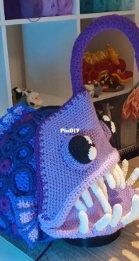 Complicated Knots - Kylie Slee - Angler Fish  Lamp Cover