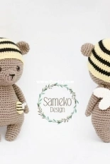 Sameko Design - Sabrina Stopat - Bruno the Bee-Bear - English and German