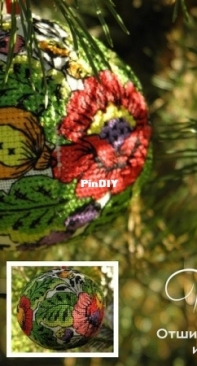Stitch Home - RinkaZee - Polkhov-Maidan painting / New Year balls / decoration