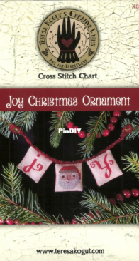 Teresa Koguts Creative Whims - Joy Christmas Ornament