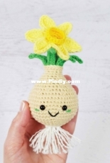 Yarn Blossom Boutique - Melissa Bradley - Daffodil Bulb - Free
