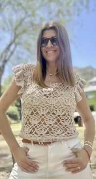 Atrapa Sueños Crochet - Cecilia Lorena Agüero - Top Florece - Spanish