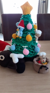 Rudolf under the Christmas tree
