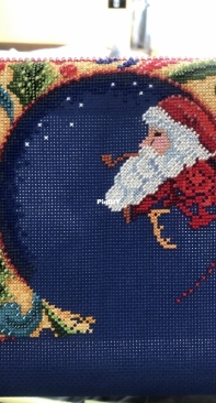 My progress in Santa from Jim Shore/Mill Hill