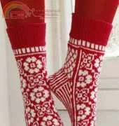 Drops Design-Extra-0-860-Christmas Socks- Free