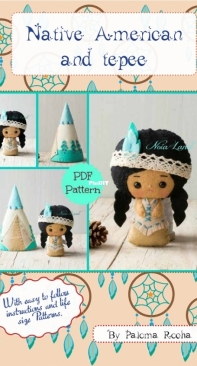 Noia Land - Native American and Tepee by Paloma Rocha