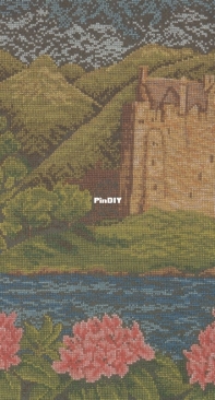 Eilean Donan Castle by Jill Gordon from Countryside Views in Cross Stitch