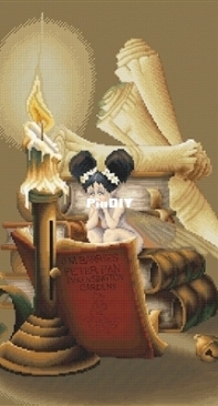 Lena Lawson Needlearts  Bookworm fairy