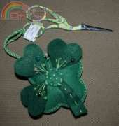 Felt Shamrock - pincushion