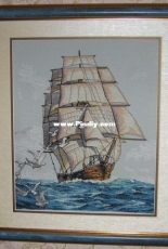 Clipper Ship Voyage, Dimensions