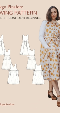 Ginkgo Pinafore by Madswick Studio