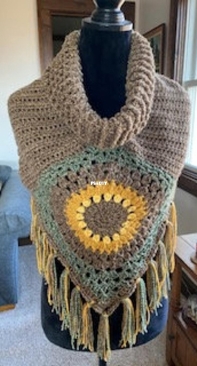 KathyLutzDesigns  Sunflower Cowl Scarf
