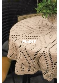 Circulo Yarns - Heloisa Mazoni - Lotus Flower Tablecloth - Free