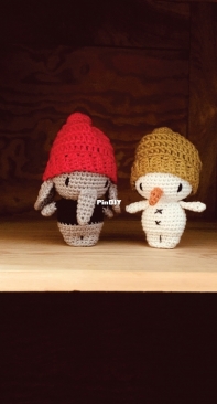 MisterOLui - Luiluh Handmade - Mr Luiwood - Silke Siefert - Little Luis elephant and snowman