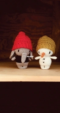 MisterOLui - Luiluh Handmade - Mr Luiwood - Silke Siefert - Little Luis elephant and snowman