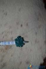 bague en perles "Swarovski" faite par moi