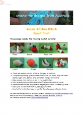 Crochetroo Designs - Aussie Kitchen Kitsch Beaut Fruit