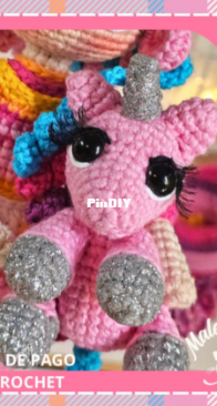 Male Crochet/Maale Crochet - Mayra/Ma Ale González Mtz - Enid Unicorn - Unicornio Enid - Spanish