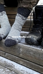 Antti socks -  Knitgrammer Website - Ida-Maria Tyyskä - Free