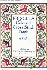 Priscilla Colored Cross Stitch Book N°1-1912