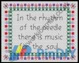 Elizabeth Almond FR0025 Rhythm -Blackwork pattern- Free