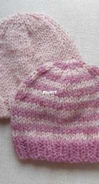 Blush Beanie for Baby by Esther Kate-Free