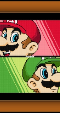 Cross Stitch Quest - Mario and Luigi - Super Mario Bros. - Free