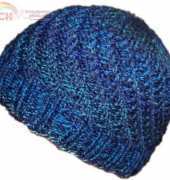 Diagonal Rib Hat by Kat LeFevre - free