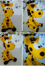 kreatilly - Sara Tilly - Crochet pattern Giraffe Flecki - German