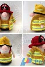 Hooked on Patterns - Ling Ryan -Fireman Gonk  Outfit - Free
