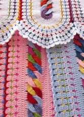Blue Sky Over The Clouds - Barbara CM -  Chains Blanket Pattern - Free