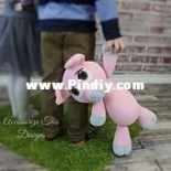Accessorize This Designs - Sara Blake - Penelope the Pig Cuddle Buddy