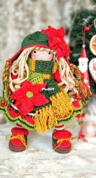 Embroide Design - Irina Sergeevna Kostina - Christmas Doll Elly