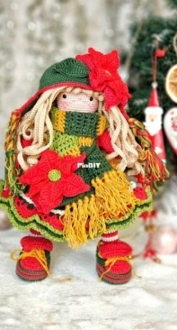 Embroide Design - Irina Sergeevna Kostina - Christmas Doll Elly