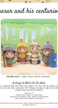 Noobie on the Hook - Celiane Emma - Julius Caesar and his Centurions - Jules César et ses Légionnaires - English and French