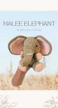 Crochet CroChey - Cheyenne - Malee Elephant
