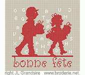 Broderie.net - Grandsire Jean-Louis - Bonne fête