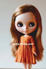 Tirin and Katten - Long sleeved doll dress