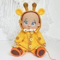 Olga Zimina - Ольга Зимина - Kid dressed as a giraffe - Малыш в костюме жирафика - Russian