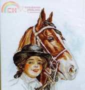 Lady with horse