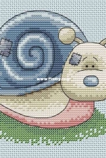 Blue Black Snail by Nataly Olifenko / Nataly19