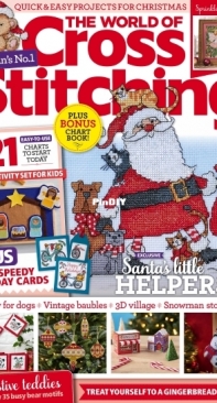 The World of Cross Stitching TWOCS - Issue 313 - December 2021